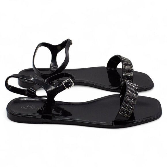 Olivia Miller Womens Calabria Open Toe Jelly Sandals - Picture 3 of 7
